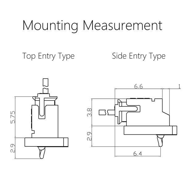 Mounting Measurement-WB1501(ZH)-PWB