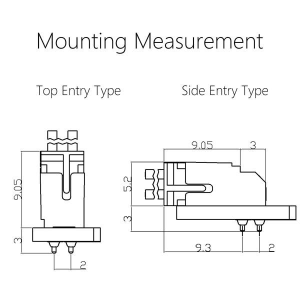 Mounting Measurement-WB2002(PHD)