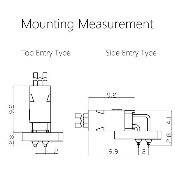 Mounting Measurement-WB2004(DuPont 2.0)-D