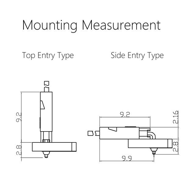 Mounting Measurement-WB2004(DuPont 2.0)-S