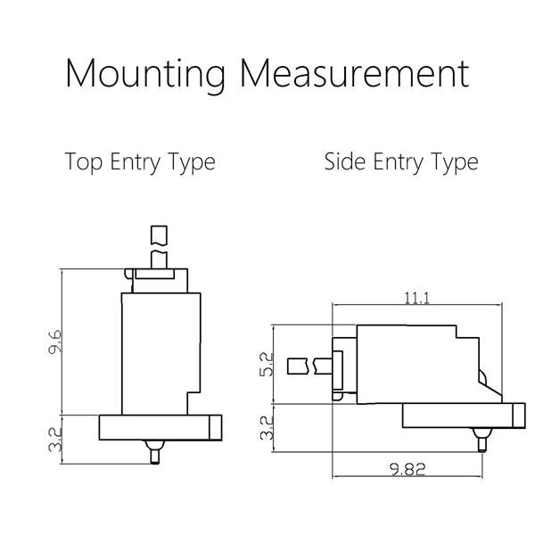 Mounting Measurement-WB2005(PHB)-PWB