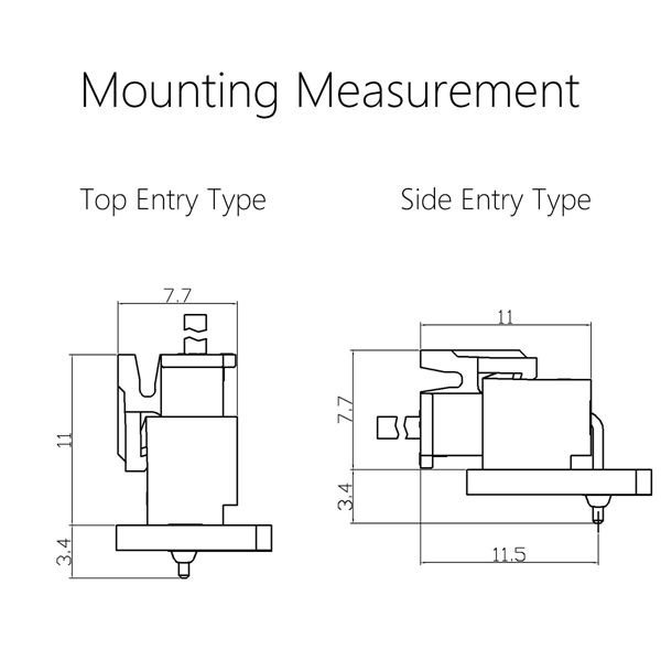 Mounting Measurement-WB2502(XHB)