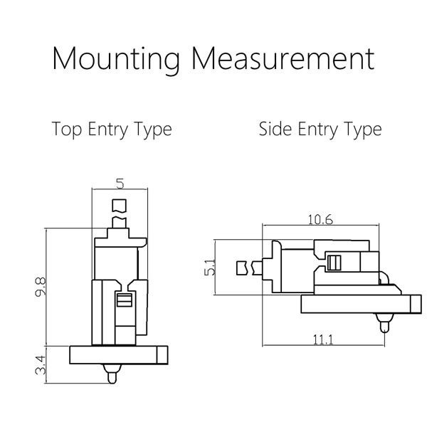 Mounting Measurement-WB2505(5264&5267)