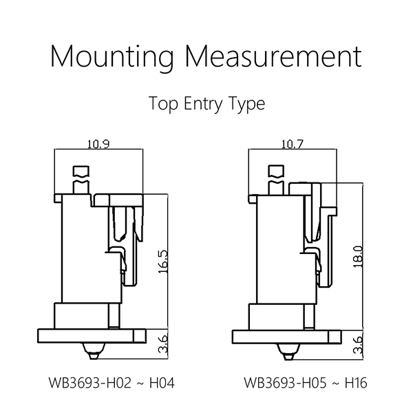 Mounting Measurement-WB3963(VHC)-1