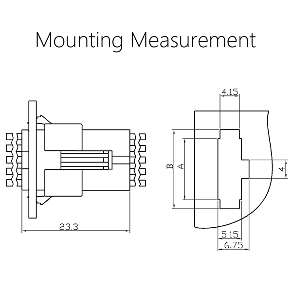Mounting Measurement-WW2501&WW2502(SM)-S