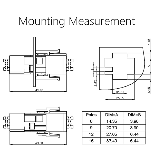 Mounting Measurement-WW6351&WW6352(63080)-S