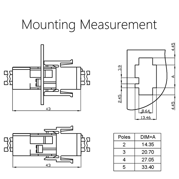 Mounting Measurement-WW6351&WW6352(63080)-T